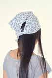 Leaf pattern cotton bandana