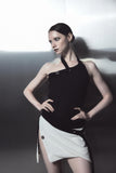 ode dual button halter sleeveless