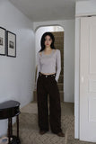 Denue Brown Cargo Pants