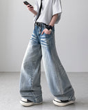 Neon Washed Balloon Denim
