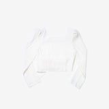 Lumos Twist Puff Blouse