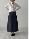 Adjust Nep Selvage Long Skirt