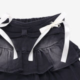 Serena Ribbon Denim Skirt