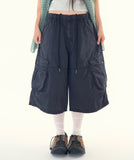 Fog bio washed cargo bermuda pants