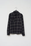 (W) Mint Checked Shirt
