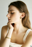 Tilted Heart Earrings