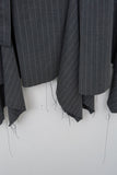 (W) Tap Striped Skirt