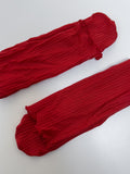 Color Tencel Rib Knee Socks