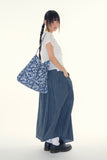 Layer frill puff blouse