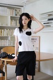 Side snap half pants
