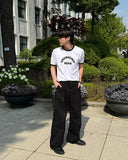 Aura one-tuck wide pants