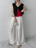Lucy Strap Long Wide Pants