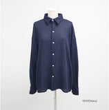 (Unisex) Blit Over Fit Knit Shirt