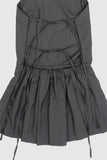 Mui pleated halter-neck one-piece