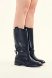 Luca western leather long boots