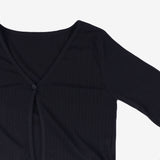 Nail Run Long Sleeveless One Piece + Cardigan Set
