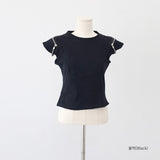 Lenna shoulder zipper t-shirt
