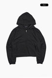 Ready crop zip-up hoodie