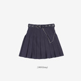 Elysium Belt Pleated Skirt