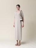 [Premium] Connie Linen V-neck One Piece