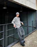 Pigment Henley Neck Waffle Long Sleeve