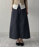 Adjust Nep Selvage Long Skirt
