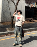 Flare Destroyed Denim