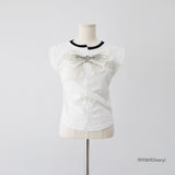 Benz color matching ribbon t-shirt