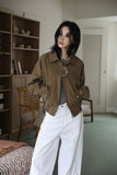 Rivet Cotton Blouson Jacket