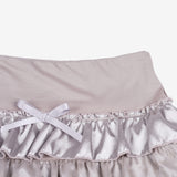Velour Ribbon Tiered Skirt
