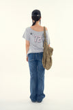 Checkerboard New York printing t-shirt
