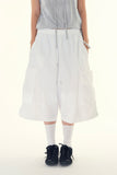 Opening utility bermuda pants
