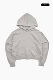 Round rivet sweat hoodie
