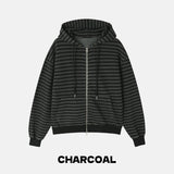 Cole Cropped Dyeing Zip Hoodie