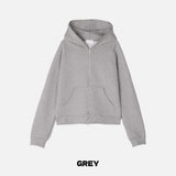 Fort Slim Cropped Zip Hoodie