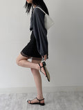 Chiffon Layered Mini Skirt