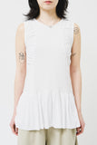 (W) June Shirring Sleeveless