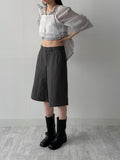 [unisex] Rainy Nylon Bermuda Pants