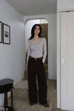 Denue Brown Cargo Pants