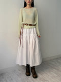 Mohair Raglan See-Through Knit