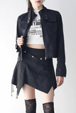 Nessie Strap Biker Jacket