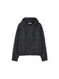 Ryo Cable Knitted Zip Hoodie