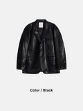 Dustin Leather Blazer