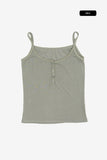 Zelia henley ribbed top