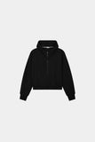 High Cropped Zip Hoodie