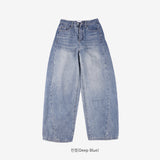 Modi cut wide denim pants