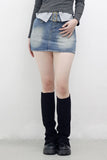Flynn Belt Denim Skirt