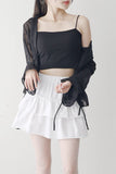 Muka Rose See-Through Cardigan