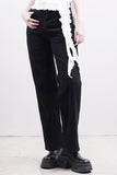 Benny Ribbon Pocket Straight Pants