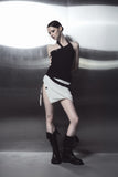 ode dual button halter sleeveless
